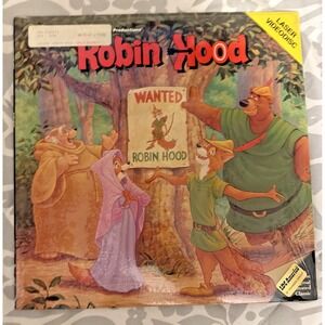Disney Robin Hood Laserdisc 1984 Vintage Movie 228 AS Walt Classics Animated